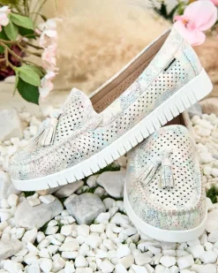 Clearance Ażurowe mokasyny damskie Molaffa Półbuty|Mokasyny Na Płaskiej Podeszwie