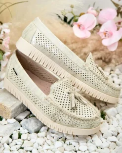 Sale Ażurowe mokasyny damskie Molaffa Półbuty|Mokasyny Na Płaskiej Podeszwie