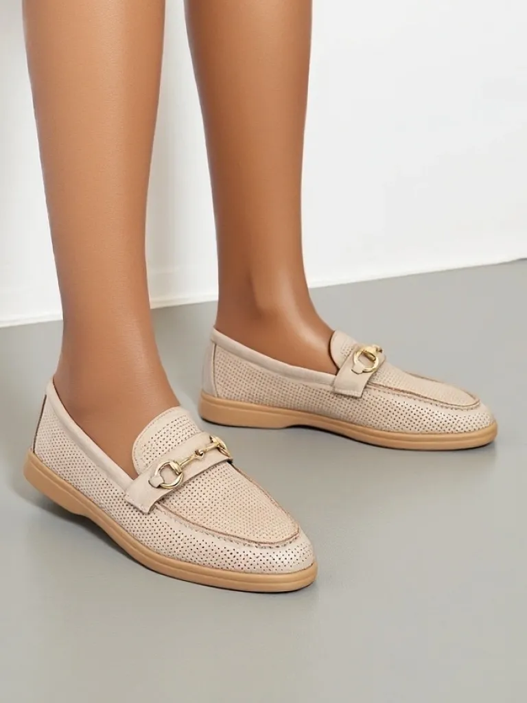 Best Ażurowe mokasyny damskie Siezines Półbuty