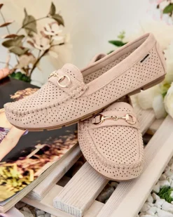 New Ażurowe mokasyny damskie Mill Półbuty|Mokasyny Na Płaskiej Podeszwie