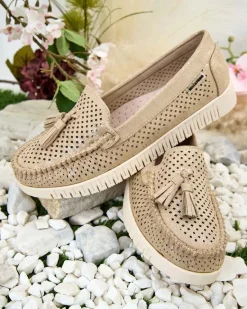 Hot Ażurowe mokasyny damskie Molaffa Półbuty|Mokasyny Na Płaskiej Podeszwie