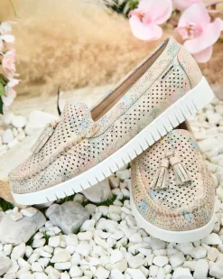 Ażurowe mokasyny damskie Molaffa Półbuty|Mokasyny Na Płaskiej Podeszwie