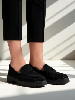 Ażurowe mokasyny damskie Filoz Półbuty|Mokasyny Na Płaskiej Podeszwie