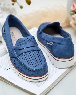 Online Ażurowe mokasyny damskie Leteller Półbuty|Mokasyny Na Płaskiej Podeszwie