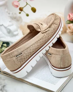 Hot Ażurowe mokasyny damskie Leteller Półbuty|Mokasyny Na Płaskiej Podeszwie