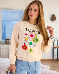 Best Bawełniana cienka bluza damska z printem Bluzy