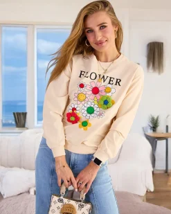 Best Bawełniana cienka bluza damska z printem Bluzy