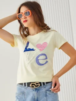 Outlet Bawełniana damska bluzka Bluzki / Koszule / Koszulki