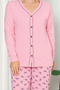 Hot Bawełniana damska 2-częściowa piżama PLUS SIZE Piżamy