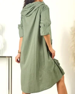 Discount Bawełniana długa narzutka damska Bluzy|Kurtki / Marynarki / Płaszcze