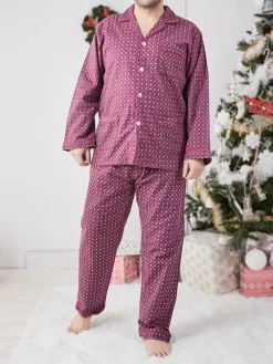 Clearance Bawełniana męska piżama 2- częściowa Piżamy