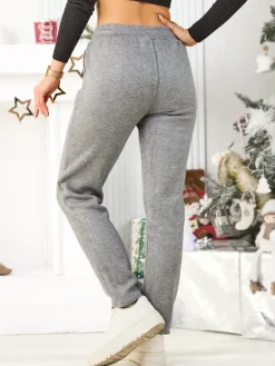 New Bawełniane spodnie dresowe damskie Spodnie Dresowe