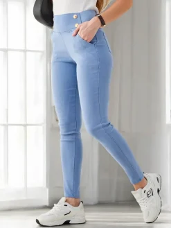 Best Bawełniane spodnie typu tregginsy damskie Legginsy / Tregginsy