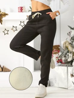 Clearance Bawełniane spodnie dresowe damskie Spodnie Dresowe