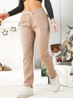 Online Bawełniane spodnie dresowe damskie Spodnie Dresowe
