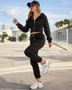 Best Bawełniany damski komplet dresowy Damskie Komplety Damskie