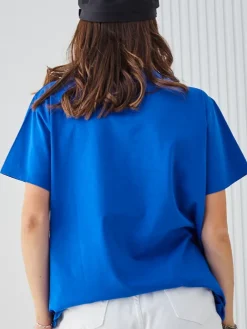 Discount Bawełniany damski t-shirt More and More Bluzki / Koszule / Koszulki