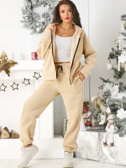 Bawełniany damski komplet dresowy Damskie Komplety Damskie