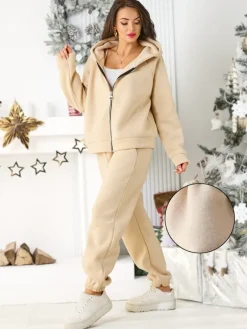 Bawełniany damski komplet dresowy Damskie Komplety Damskie