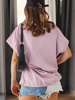 New Bawełniany damski t-shirt Good Paris Bluzki / Koszule / Koszulki