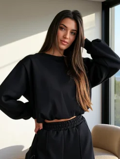 New Bawełniany damski komplet dresowy Damskie Komplety Damskie