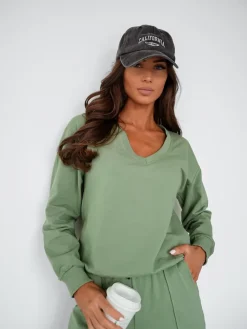 Best Bawełniany damski komplet casualowy Damskie Komplety Damskie