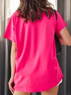 Clearance Bawełniany damski t-shirt A lot of Hearts Bluzki / Koszule / Koszulki