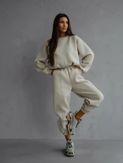 New Bawełniany damski komplet dresowy Damskie Komplety Damskie