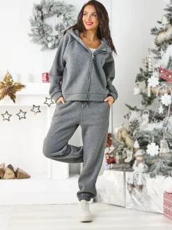 Clearance Bawełniany damski komplet dresowy Damskie Komplety Damskie