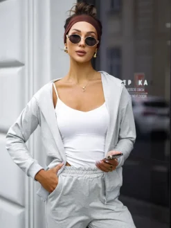 Outlet Bawełniany Damski komplet dresowy Casual Dres Damskie Komplety Damskie