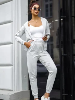 Outlet Bawełniany Damski komplet dresowy Casual Dres Damskie Komplety Damskie