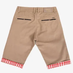 Best Beżowe męskie krótkie spodenki Spodnie|Spodnie