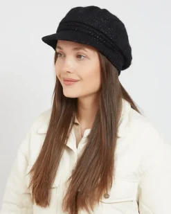 Outlet Beret damski z daszkiem Damskie Czapki I Kapelusze