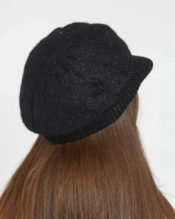 Outlet Beret damski z daszkiem Damskie Czapki I Kapelusze
