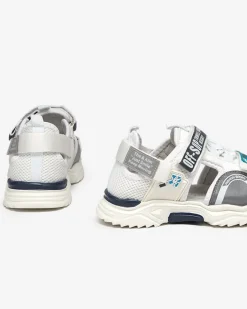 Best Białe sandały dziecięce na rzepy Wukapi Dziewczęce