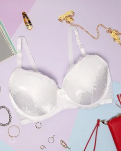 Outlet biustonosz z ozdobną koronką Codzienne