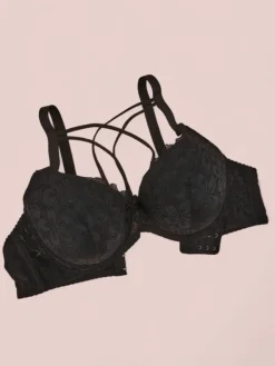 New Biustonosz damski usztywniany z koronką Codzienne