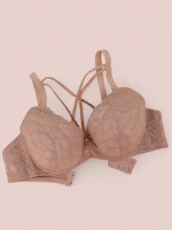 Clearance Biustonosz damski usztywniany z koronką Codzienne