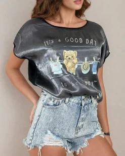 Outlet Bluzka damska Bluzki / Koszule / Koszulki