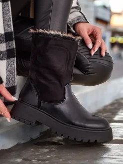 Online Botki damskie Zolie Botki Z Delikatnym Ociepleniem