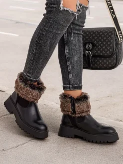 Online Botki damskie Zolie Botki Z Delikatnym Ociepleniem