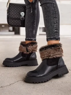 Online Botki damskie Zolie Botki Z Delikatnym Ociepleniem