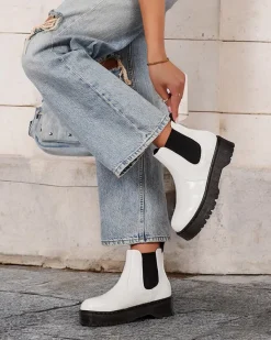 Hot Botki damskie eko skórzane Movitas Botki Bez Ocieplenia