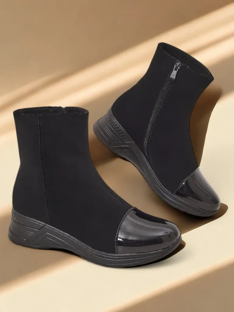 Botki damskie Terioa Botki Z Delikatnym Ociepleniem|Nowość