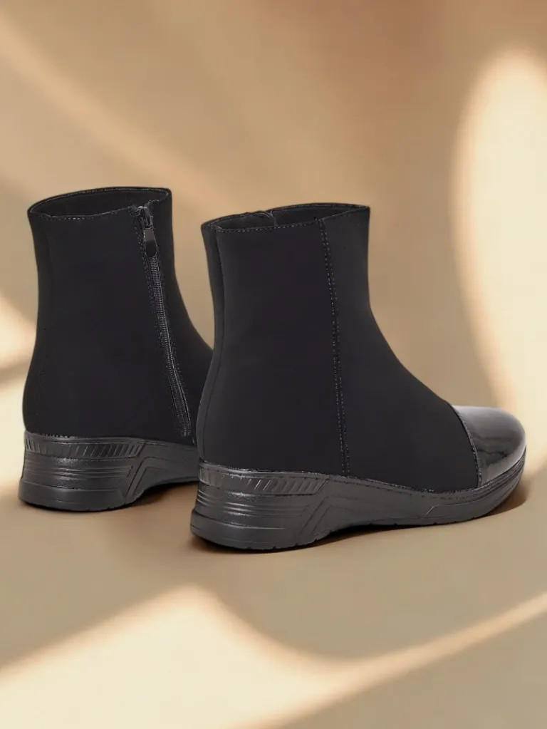 Botki damskie Terioa Botki Z Delikatnym Ociepleniem|Nowość