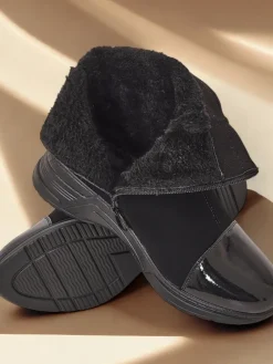 Botki damskie Terioa Botki Z Delikatnym Ociepleniem|Nowość