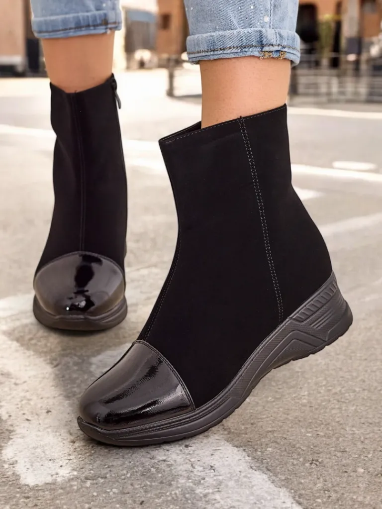 Botki damskie Terioa Botki Z Delikatnym Ociepleniem|Nowość