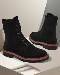 Discount Botki damskie sznurowane Gosop Botki Z Delikatnym Ociepleniem|Botki Sznurowane