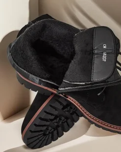 Discount Botki damskie sznurowane Gosop Botki Z Delikatnym Ociepleniem|Botki Sznurowane