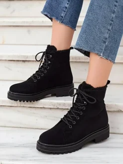 Discount Botki damskie sznurowane Vesot Trapery|Workery